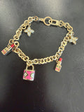 Fashion Charm Bracelet 14k 11.6 Grams