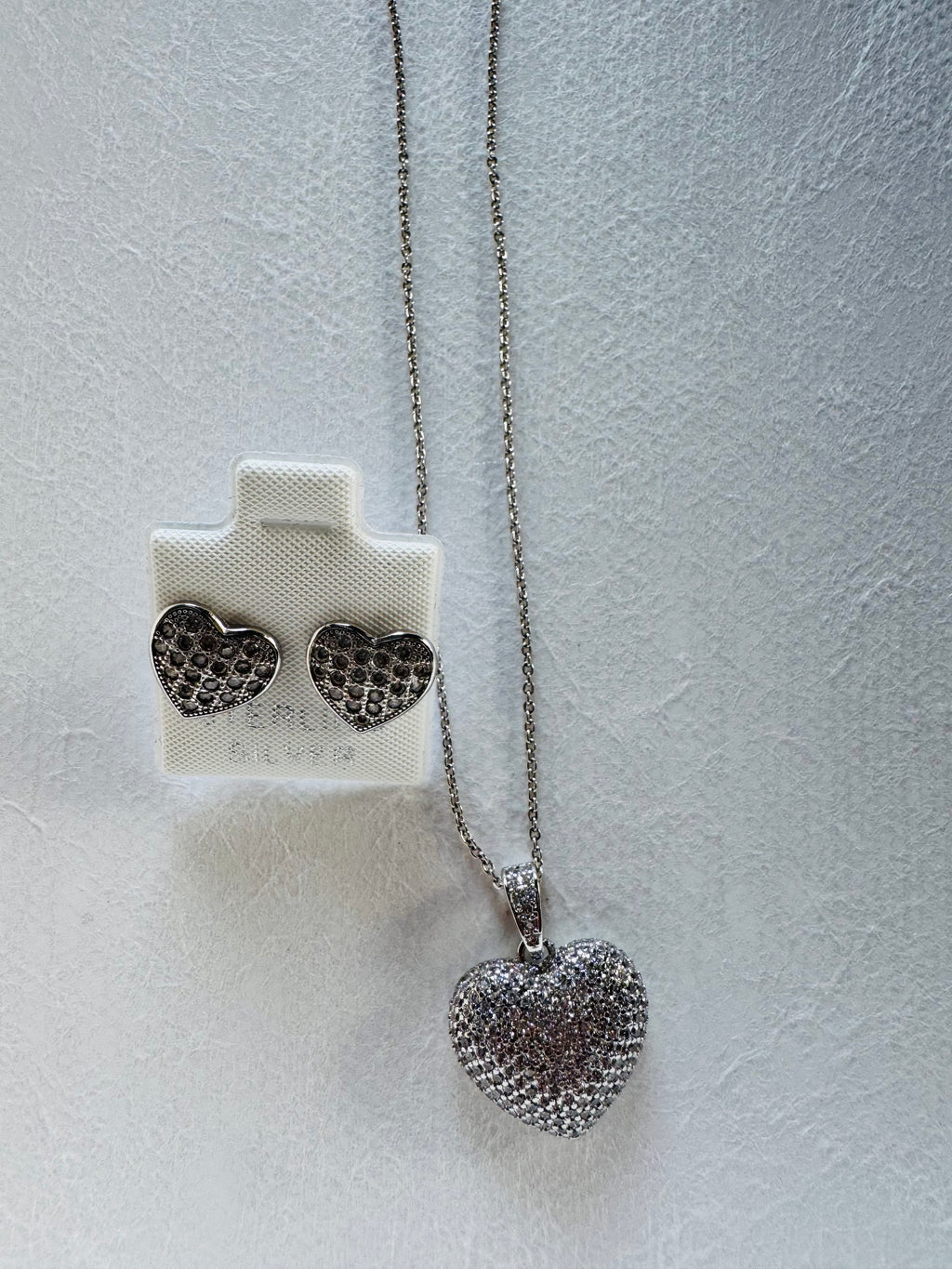 Silver Earring, Necklace