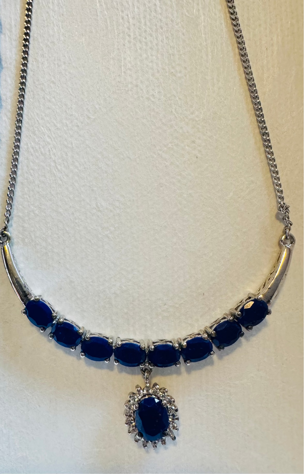 Collar de lápiz original 925 plata italiana