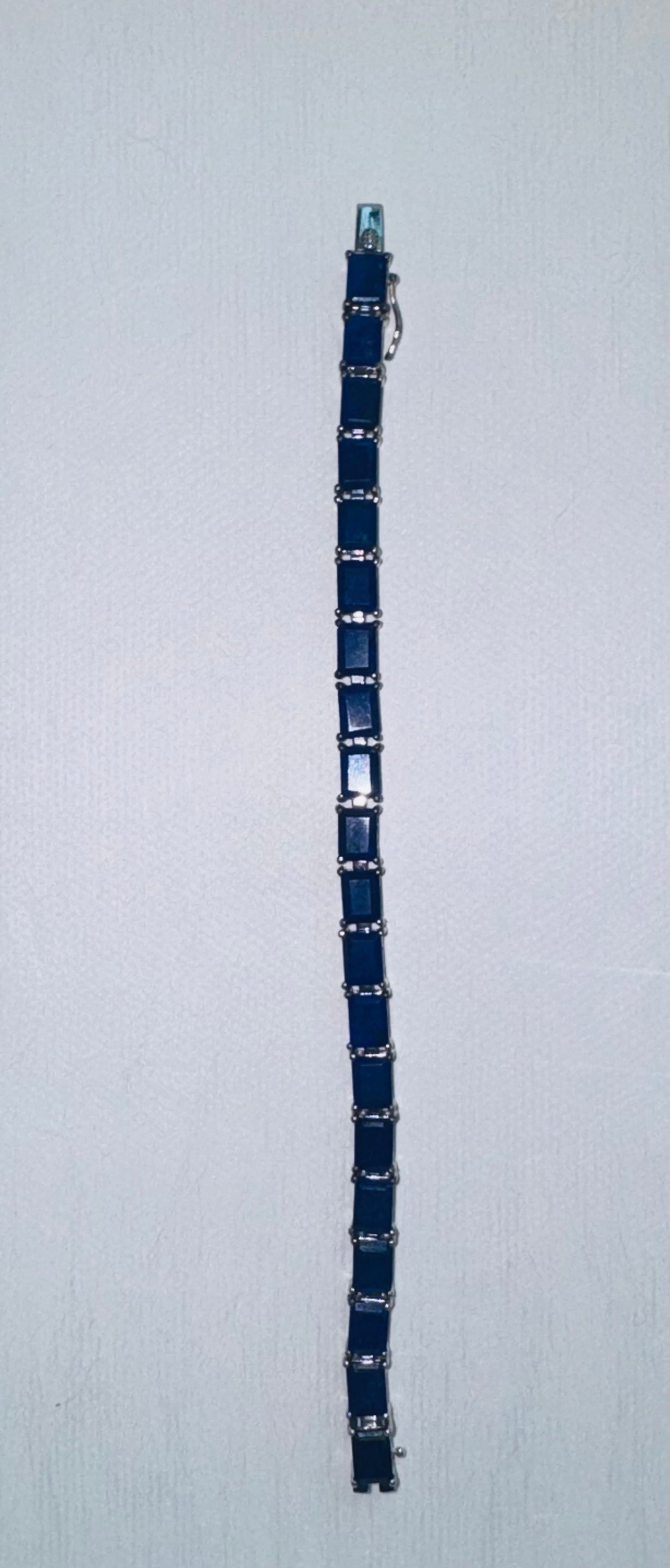 Brazalete 925 Plata italiana lápiz stone.